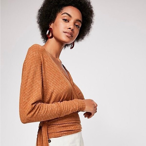 Free People Tops - 🧶FREE PEOPLE🧶We The Free East Coast Wrap Top